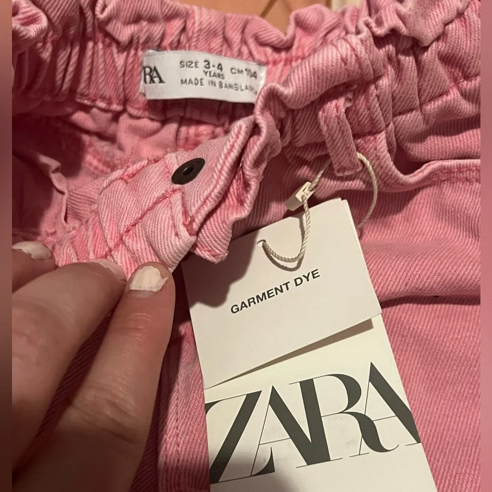 (NWT) zara garment dye shorts - Picture 4 of 5
